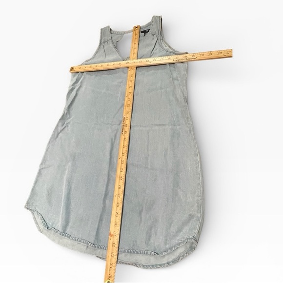 GAP Light Blue Denim Dress size: XS boho minimalist festival style - Picture 9 of 9